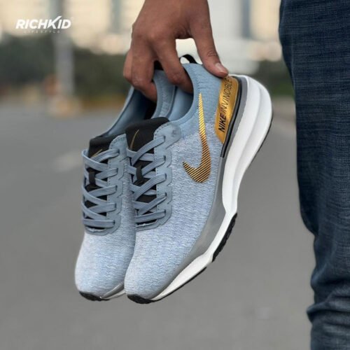 ZoomX Invincible Running Shoes Blue-Gold