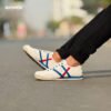 Lace-Free Casual Sneakers Blue Red