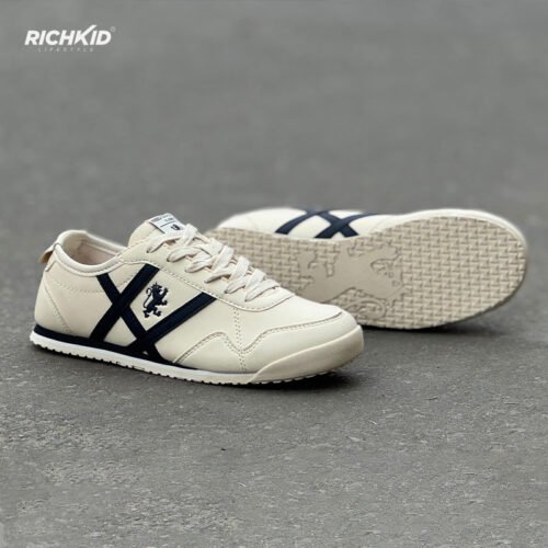 RedTape Classic Beige Navy Shoes