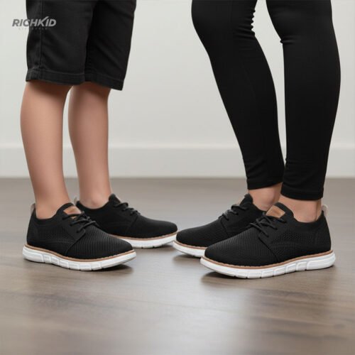 Oxford Mesh Sneakers Black