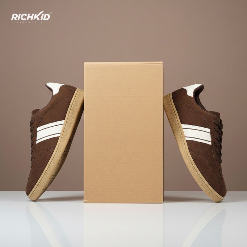 Memphis Casual Sneakers Chocolate - Image 3