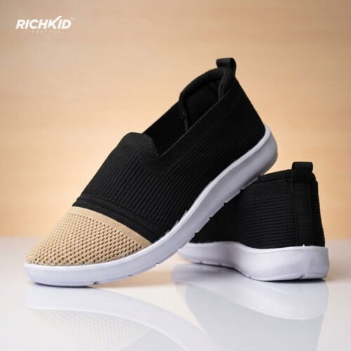 Women Slip-On Shoes beige Black