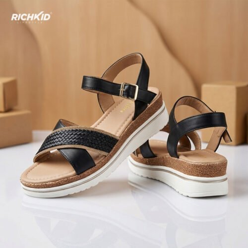 Clara Barson Heel Sandal Black