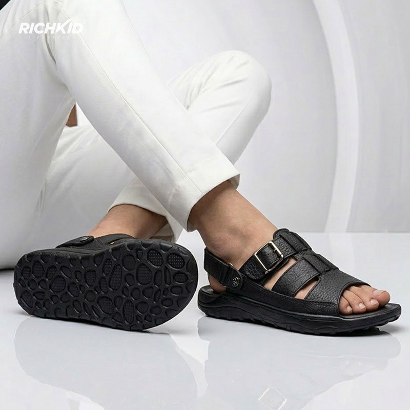 NewBelt Comfort Sandal Black - Image 4