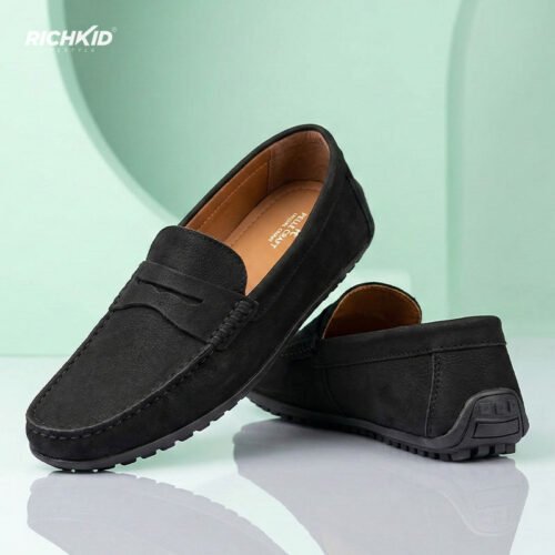 Premium Suede Penny Loafers