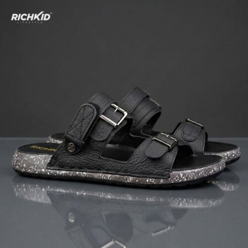 Comfortable Strap Sandal Black