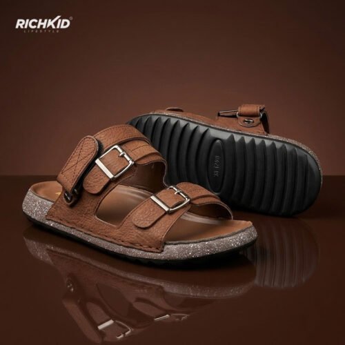 Comfortable Strap Sandal Chocolate