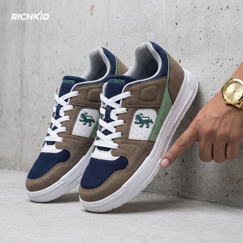 Navy Green Casual Sneakers - Image 3