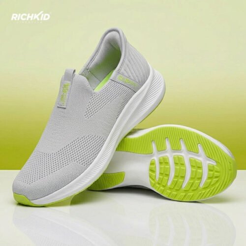 Skechers Slip-on Running Shoes Light Grey