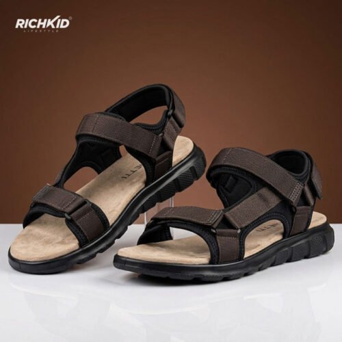 Lanetti Leather Sandal Chocolate