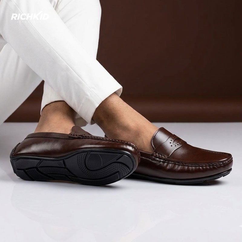 RichKid Ultra Comfort Penny Loafer Chocolate - Image 4