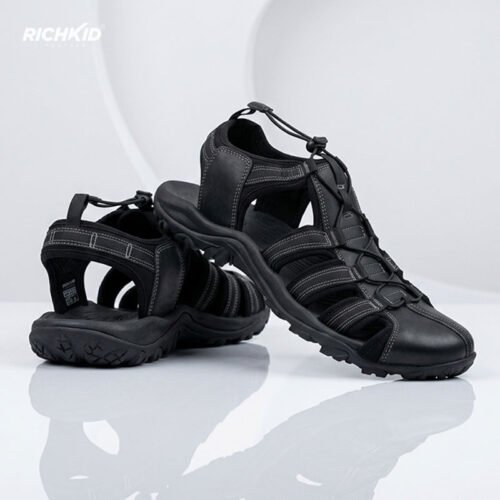 Tracking Cycle Sandals Black