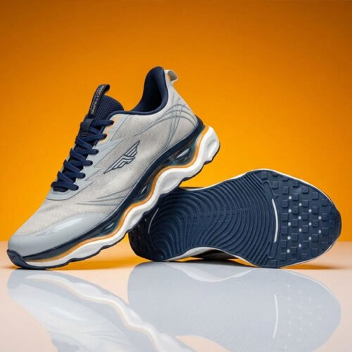 NeoSprint Navy Beige Sports Shoes