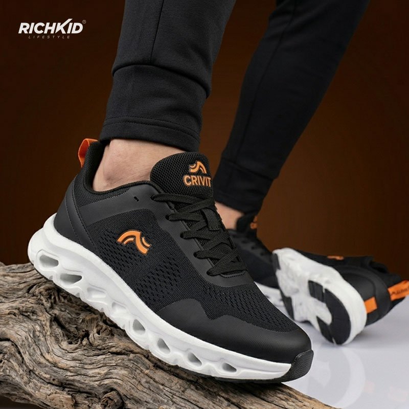 Crivit Super Light Sports Shoes Black - Image 4