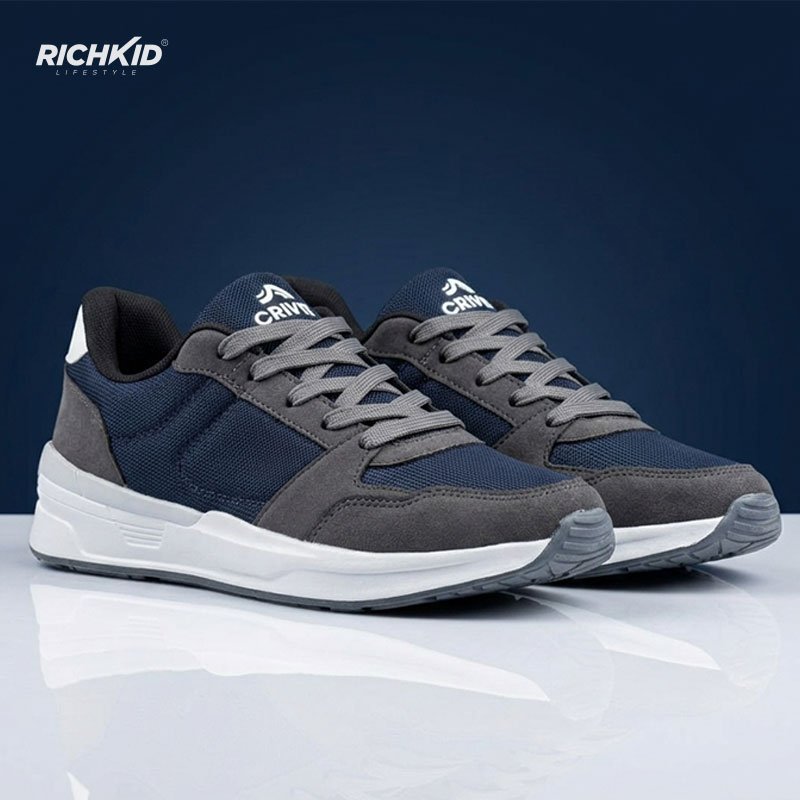 Crivit Suede X Mesh Casual Shoes - Image 2