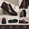 Premium Boot Sole Oxford Shoes Dark Chocolate - Image 2