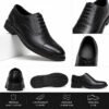 Premium Boot Sole Oxford Shoes Black - Image 3