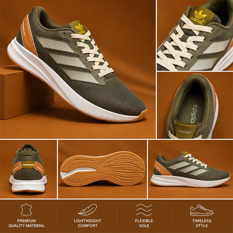 Adi Duramo RC Sports shoes Olive - Image 4