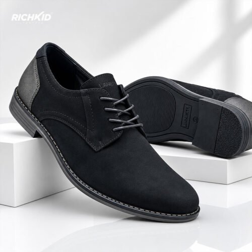 Lanetti Formal Shoe Grey Blk