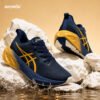 Asics Novablast 5 Running Shoes Navy Blue 1:1 - Image 3