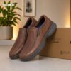 Clarks Slip-On Shoe Light Brown - Image 2