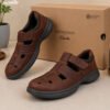 Clarks Genuine Leather Cycle Shoes Light Red - Image 2