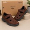 Clarks Genuine Leather Cycle Shoes Light Red - Image 3