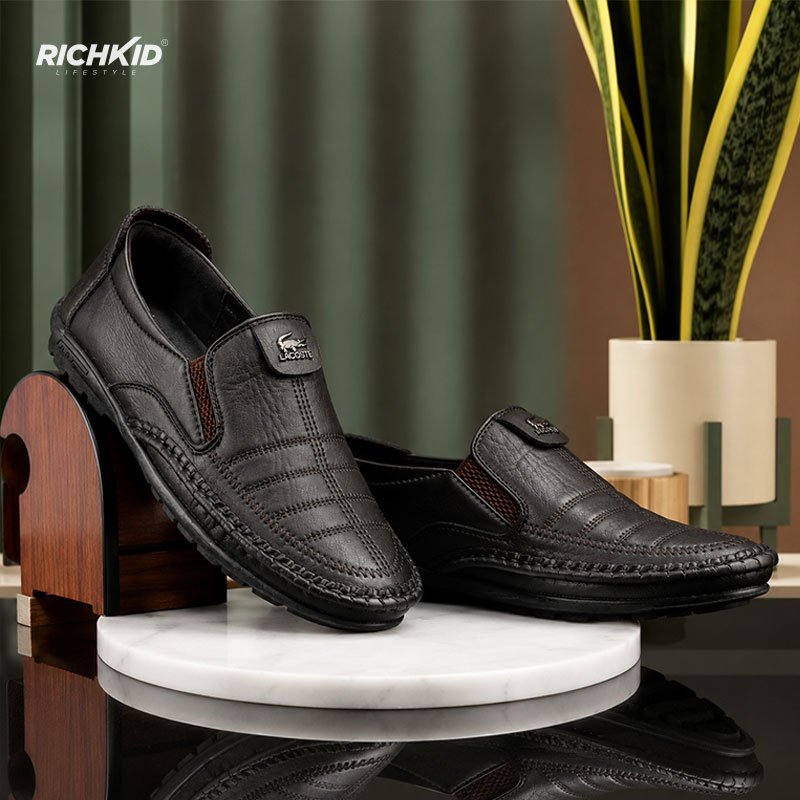 Casual slip-on loafer Chocolate