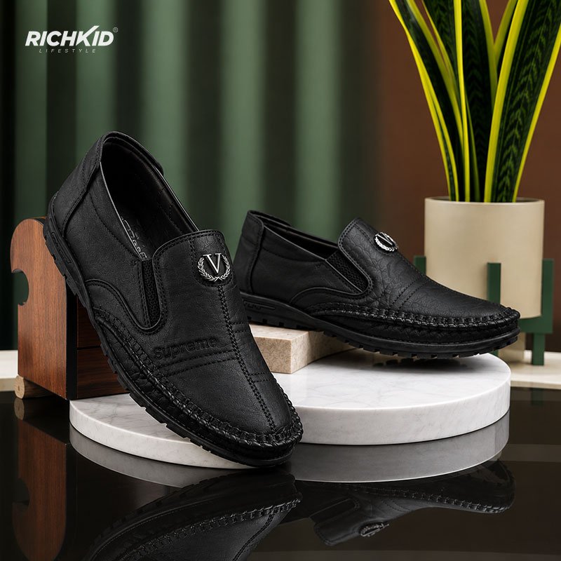Casual slip-on loafer Black - Image 2