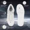 White HighNeck Sneakers - Image 5