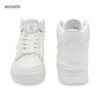 White HighNeck Sneakers - Image 6
