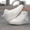 White HighNeck Sneakers
