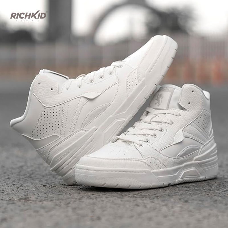 White HighNeck Sneakers