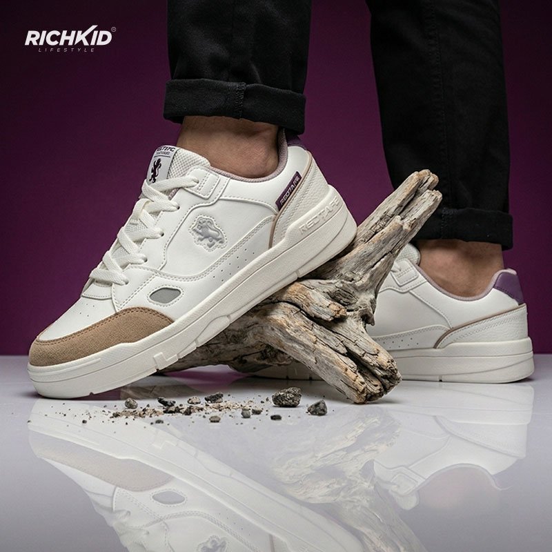 RT Purple White Casual Shoes - Image 4
