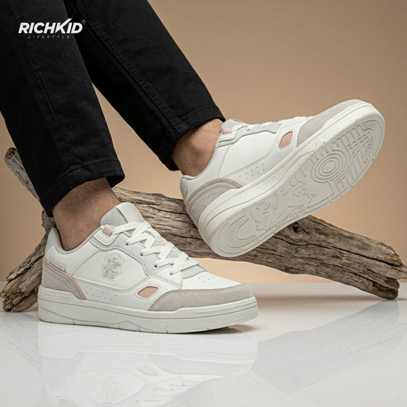 RT Grey White Casual Shoes - Image 4