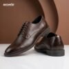 Leather Formal Shoes Dark Chocolate - Image 2
