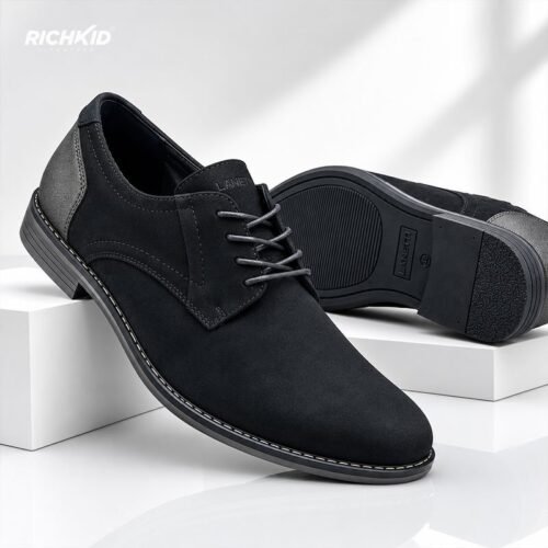 Lanetti Formal Shoe Grey Blk