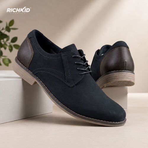 Lanetti Formal Shoe Navy Blue