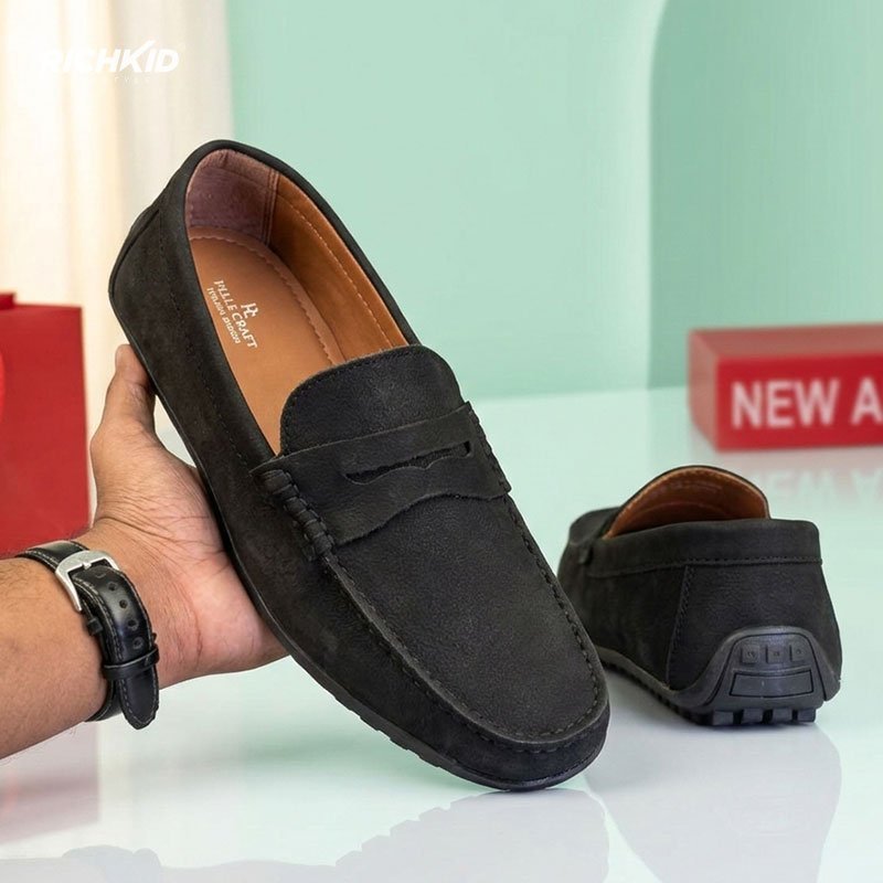 Premium Suede Penny Loafers - Image 2