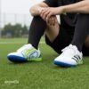 Adi white green Turf boot - Image 2