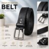 Aguyan Basic Belt Silver Black