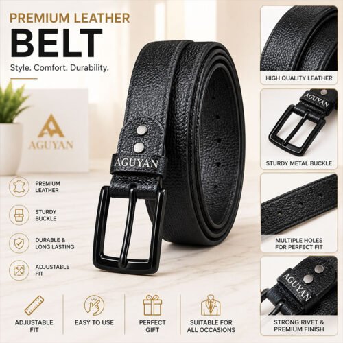 Aguyan Basic Belt Full Black