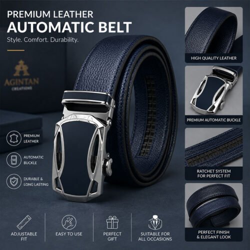 Aguyan Gear Belt Navy Blue