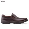 Clarks Slip-On Shoe Chocolate - Image 2