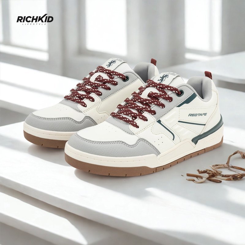 RT Meroon DotLaced Sneakers - Image 2