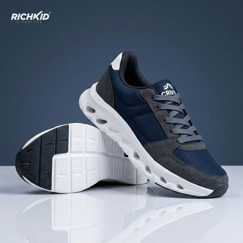 CRIVIT Light Sports Shoes Navy White - Image 2