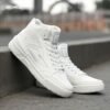 White HighNeck Sneakers - Image 2