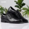 PC Leather Shoes Full Black - Image 2