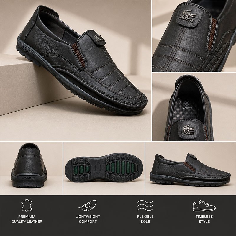 Casual slip-on loafer Chocolate - Image 4