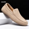 PC Suede Leather Loafer Beige